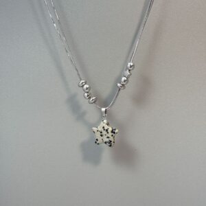 D1402-necklace-1 piece-spotted starfish