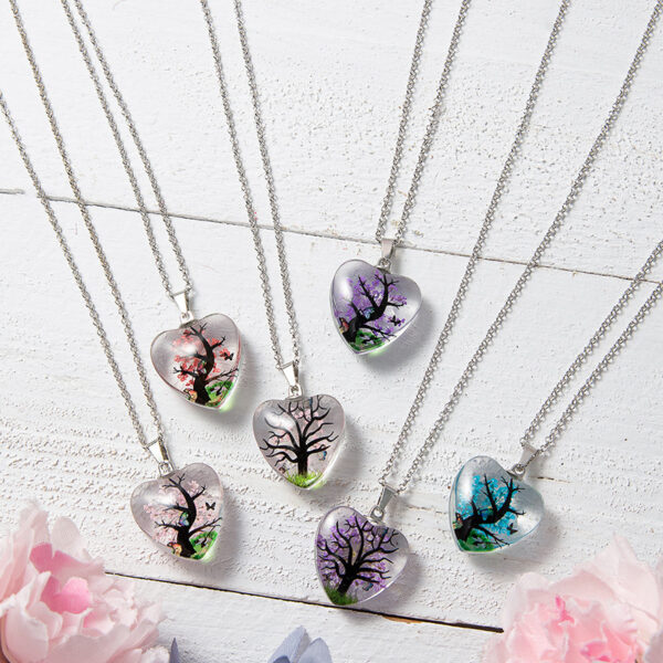 Wholesale Love Eternal Flower Pendant Necklace