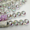 O1CN01g4thPR1HgUjn4VpMx_2216860830787-0-cib Wholesale Transparent acrylic printing hallo straight hole round beads DIY jewelry mobile phone chain beaded pen handmade aessories