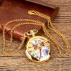 Wholesale Dragonfly Retro Roman Digital Pocket Watch