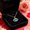 Wholesale Devil's Eye eye necklace with enamel personalized pendant