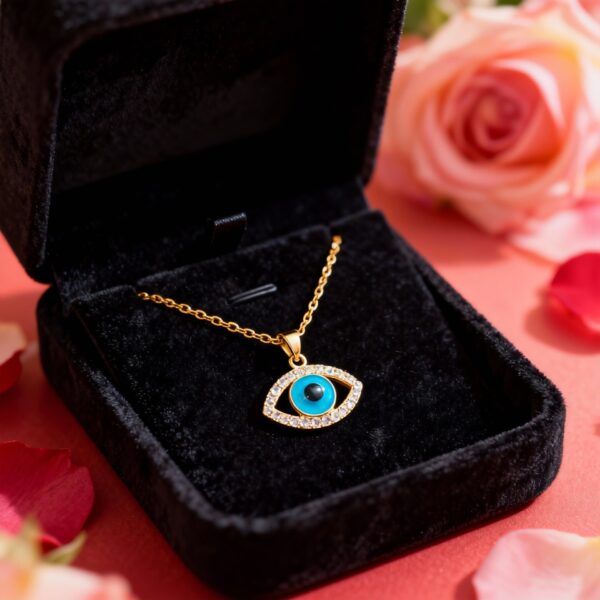 Wholesale Devil's Eye eye necklace with enamel personalized pendant