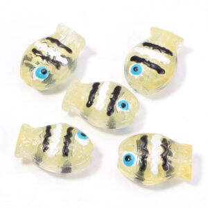 Light yellow / Size: 10*14mm, aperture 1.1mm