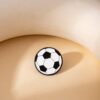 Wholesale Cartoon football brooch dripping oil accessories