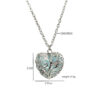 Wholesale Hollow-out Ocean Heart Glowing Necklace