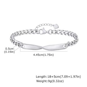 Silver men's one / Men's:18+5cm,