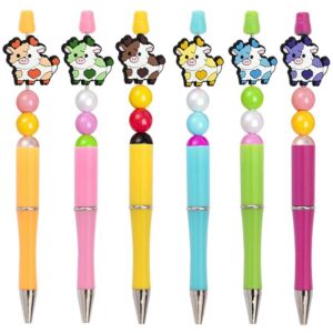 Wholesale Cartoon Calf Beads Pvc Soft Glue Patch Rice DIY Focal Beads