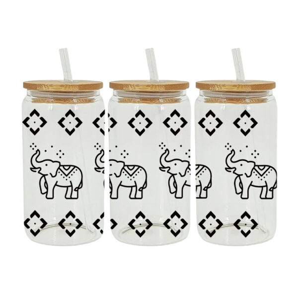 Wholesale UV Transfer Paste Glass Crystal Label Crystal Paste Cross-border Special Paste for 16oz Glass Cup 23cmX11cm