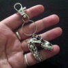 Wholesale Handmade Tyrannosaurus rex dinosaur skull pendant keychain