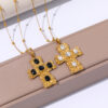 Wholesale Stainless steel necklace cross pendant