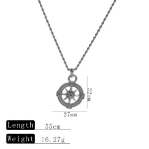 Steel color necklace