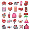 Wholesale Random Red Valentine's Day Series Croc Charms