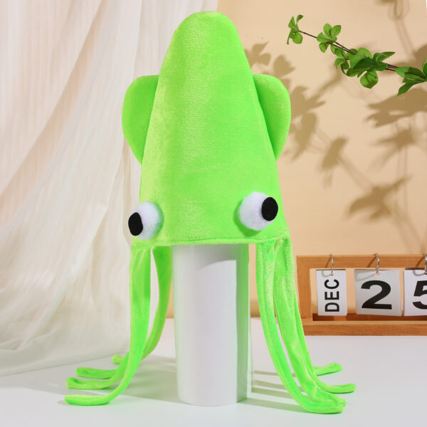 Wholesale Four-color Velvet Squid Octopus Hat