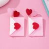 O1CN01gNv7XL2F774DFMLYi_2217900038832-0-cib Wholesale Valentine's Day Love Envelopes Acrylic Earrings