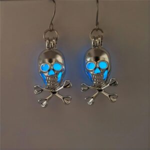 White steel blue light