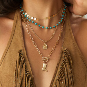 04 necklace-gold set 6356