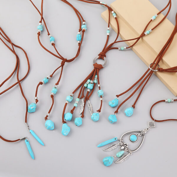 Wholesale Bohemian Ethnic Turquoise Necklace
