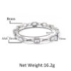 Wholesale Geometric shaped copper inlaid zircon bracelet