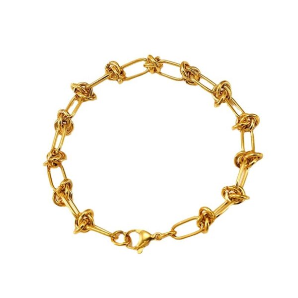 Wholesale Titanium Steel Electroplated Color-Preserving Bracelet