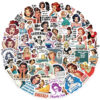 Wholesale 50pcs Cartoon Women's Quotes Graffiti Waterproof Vinyl Stickers