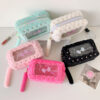 Wholesale Bow Plush Large Capacity Stationery Storage Bag