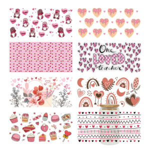 Wholesale UV Transfer Paste Glass Crystal Label Crystal Paste Cross-border Special Paste for 16oz Glass Cup 23cmX11cm