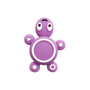 Turtle beads purple