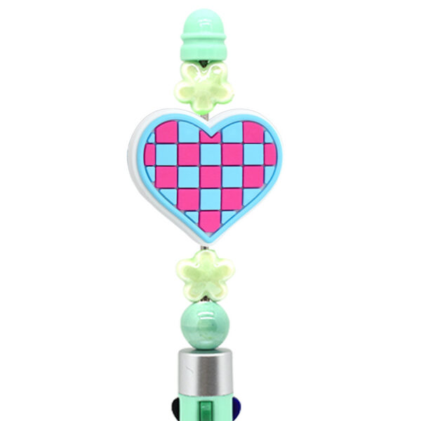 Wholesale random 100pcs stars love pvc soft glue loose beads accessories