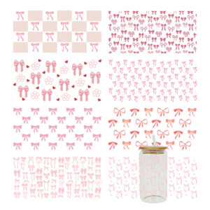 Wholesale UV Transfer Paste Glass Crystal Label Crystal Paste Cross-border Special Paste for 16oz Glass Cup 23cmX11cm