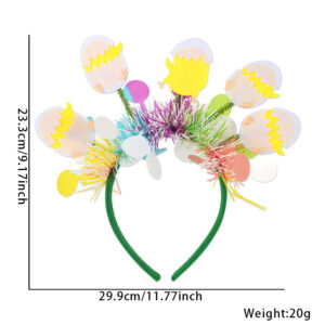 Multiple eggshell chicks / Color band headband (without light)