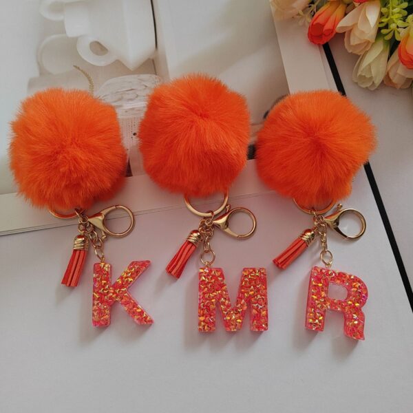 O1CN01gfBrcK2N9PzD3lUCl_3438189920-0-cib Wholesale Red A-Z letter ball pendant letter keychain