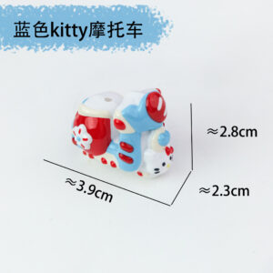 Blue kitty motorcycle (1 piece)