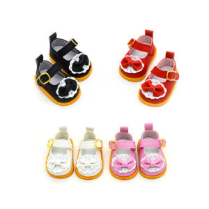 Wholesale Butterfly Leather Shoes Doll Accessories