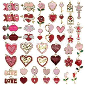 Mix 50 drops of oil red and pink Valentine's Day -50 each 1-47g-SN1045 / Valentine's Day Series