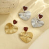 O1CN01ghSUKs29BL2rzqyyP_2211762048029-0-cib Wholesale States retro love pendant Heart Earrings