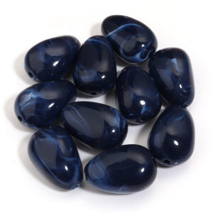 Dark blue / Size: 29*20mm aperture 3mm