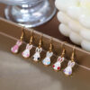 Wholesale Easter cartoon cute rabbit earrings