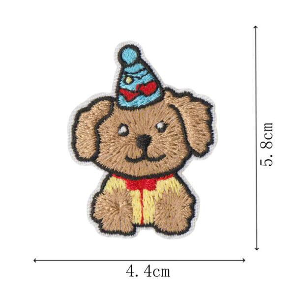 O1CN01gibmm51kzNy4aKSe2_1703404754-0-cib Wholesale Cartoon puppy embroidered fabric patch cute pet animal embroidery patch