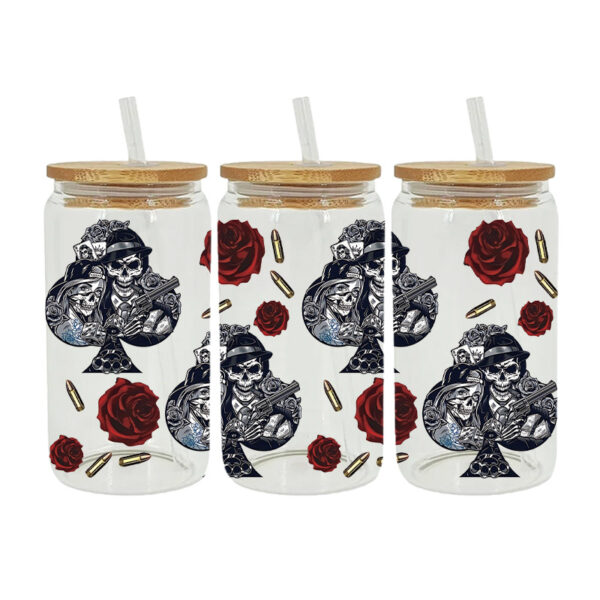 Wholesale UV Transfer Paste Glass Crystal Label Crystal Paste 16OZ UV DTF WRAPS