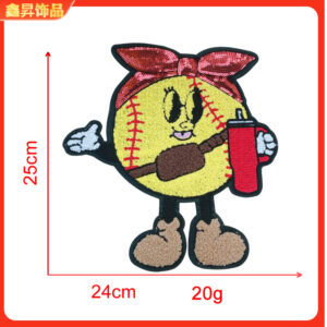 Hot melt glue*yellow*baseball*baseball doll*height 25*24cm