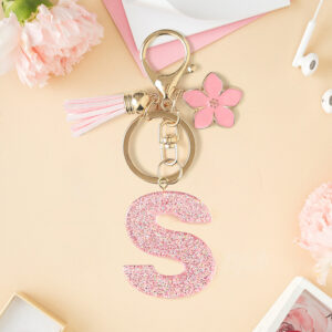 Pink s keychain