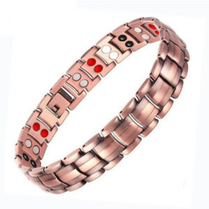 Double-Row Magnetic Bracelet Bronze