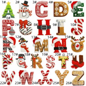 Christmas monograms 26 pieces