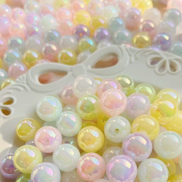 Wholesale 10pcs 16mm colored jelly acrylic beads