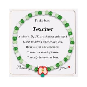 Green millet beads apple+to the best teacher