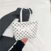 Wholesale Checkered cherry polka dot bow cute crossbody bag handbag