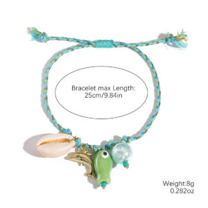 S2504-4 green fish bracelet