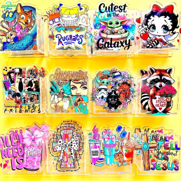 Wholesale Acrylic Pen Holder Pen Box Cross-Border Storage Stationery 10cm OLY Exclusive