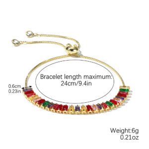 S2211-9 mixed color rectangular side by side