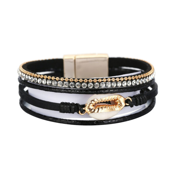 O1CN01gx8QWB1iDdSYmLzGe_2217720644379-0-cib Wholesale Bohemian-style conch multi-layer bracelet